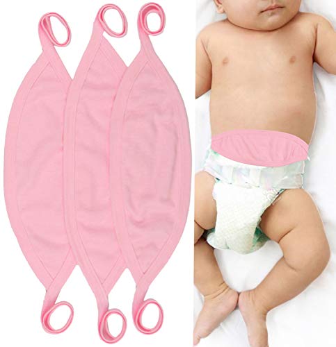 ToBeInStyle Newborn Baby Belly Binder - 3 Pack, Pink, One Size