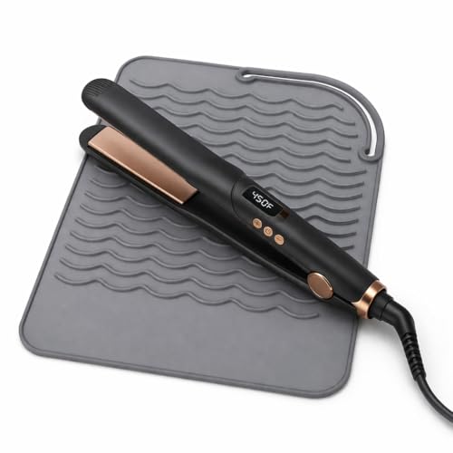 UNITEDIFY Heat Resistant Silicone Mat for Hair Straighteners & Curling Irons