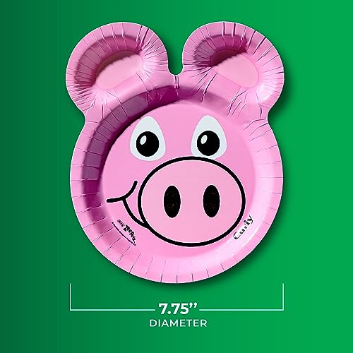 Hefty Zoo Pals Party Edition Paper Plates - Kids Assorted Animal Designs, 7.75 Inch, Pack of 20 (Set of 2)