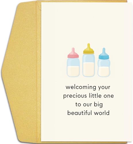 Funny Baby Shower Congratulations Card for New Parents