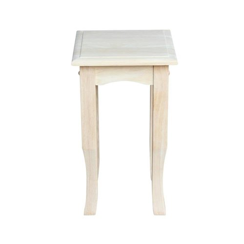 International Concepts 21" High Unfinished Tea Table