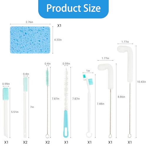 USEAMIE 10-Piece Ice Maker Cleaning Brush Set for Deep Cleaning