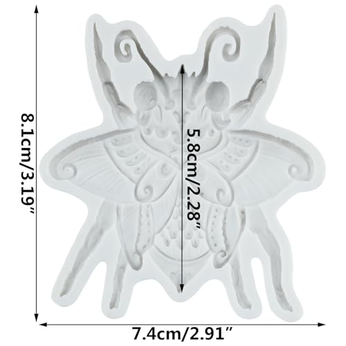 Lingzhi Beetle Silicone Fondant Mold for Cake Decoration and Chocolate