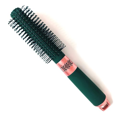 Leenchiry Anti-Static Detangler Hair Brush with Nylon Bristles (Green)