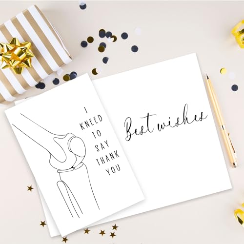 Funny Thank You Card for Doctors & Nurses - 8x5.3 Inch Appreciation Card