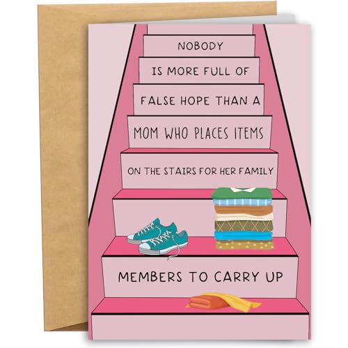 Funny Mother's Day Card - Sarcastic Message for Mom