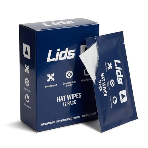 Lids On-The-Go Hat Wipes 12-Pack - Biodegradable & Non-Toxic
