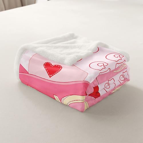 Pink Cowgirl Fleece Blanket for Girls & Women - Multi 04 / Lap Western Throw 40x50 Inches