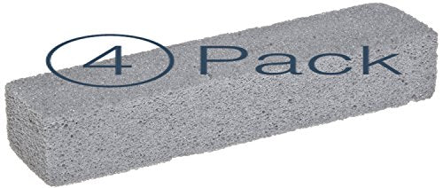 Natural Pumice Stone Scouring Stick - 4 Pack for Stain Removal