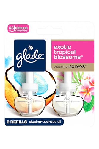 Glade PlugIns Air Freshener Refills - Exotic Tropical Blossoms, 2 Count