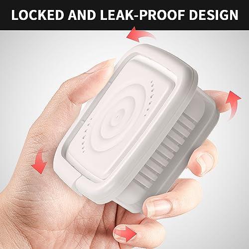 Portable Square Soap Travel Case with Drain Rack - Yomvzake