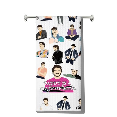 Daddy Is A State of Mind Kitchen Towel - Waffle Weave Pedro Gift