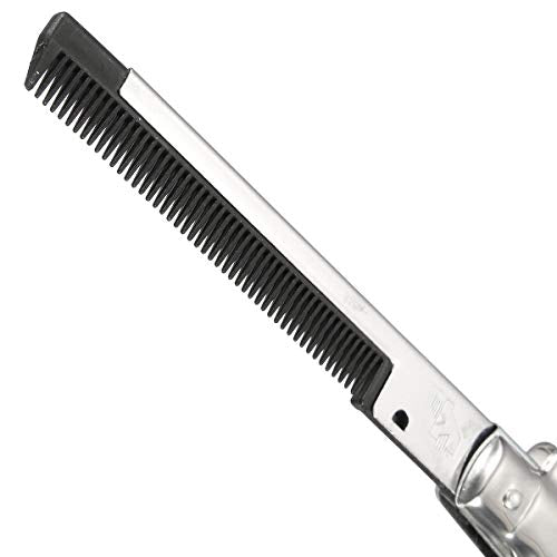 Switchblade Folding Pocket Comb 9-Inch Stainless Steel Novelty Comb