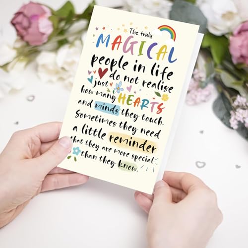 Heartfelt Encouragement Card for Friends & Family - Blank Inside