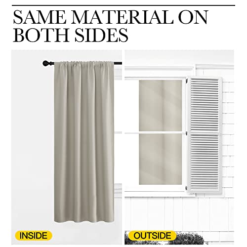NICETOWN Blackout Curtains - Room Darkening Drapes, 29x30