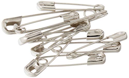 Dritz Safety Pins Size 1 & 2 (10-Count) for Sewing & Crafts