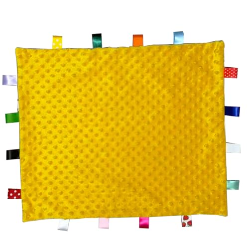 Winsation Chicken Taggy Blanket – Soft Sensory Baby Security Blanket