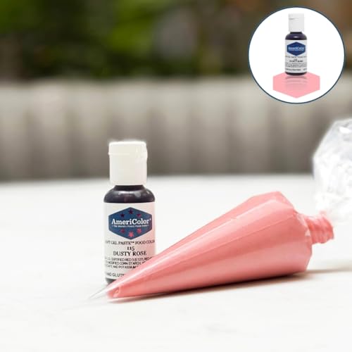 AmeriColor Dusty Rose Soft Gel Paste Food Color - .75 oz