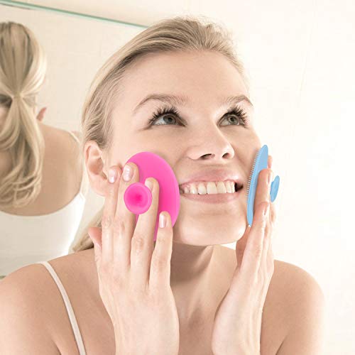 Luckyiren Silicone Face Scrubber & Facial Cleansing Brush Pad