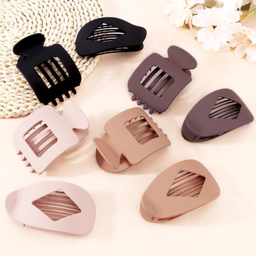 Large Tortoise Hair Claw Clips 4.2 Inch Strong Non-Slip Matte Hair Clip