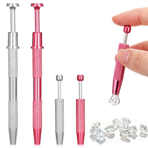 Bremorou Piercing Ball Grabber Tool Set - 4 Claw Stainless Steel Tweezers