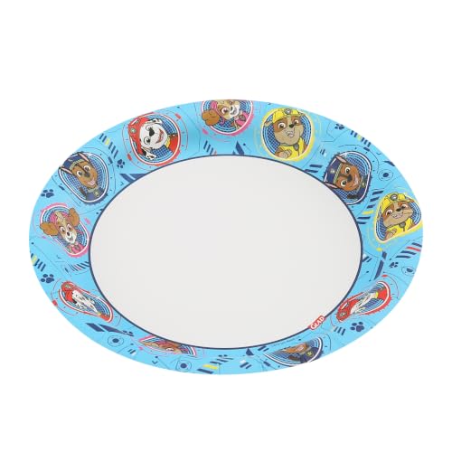 Glad Paw Patrol Paper Plates, Blue, 7 Inch, 20 Count, Kids Party Tableware