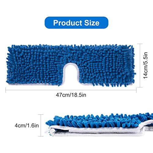 2 Pack Microfiber Mop Head Refill for O Ceda Dual Action System