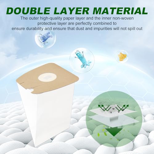 Eureka Mighty Mite Vacuum Bags - 8 Pack Replacement Dust Bags