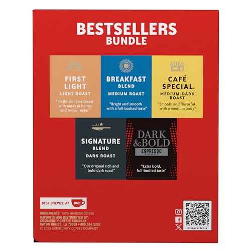 Community Coffee Bestsellers Variety Pack - 40 K-Cup® Pods