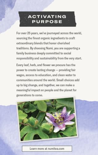 Numi Organic De-Stress Herbal Tea, 16 Caffeine-Free Bags