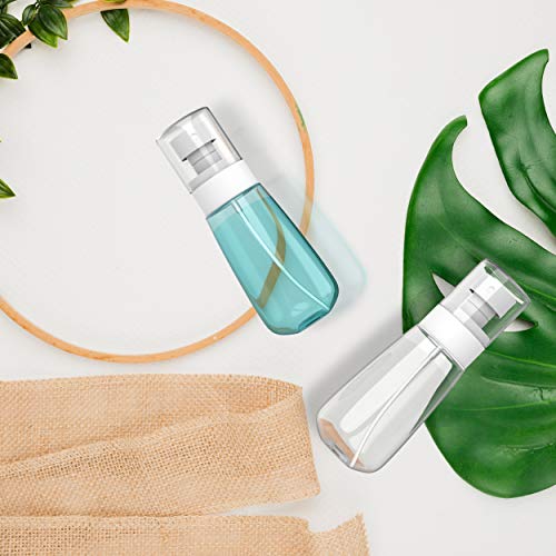 RELANOR Travel Size Spray Bottle 2oz - 2 Pack Leak Proof Fine Mist
