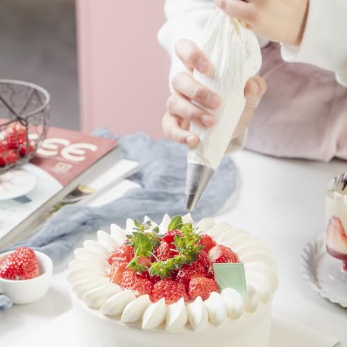 Sibba 5-Piece Stainless Steel Piping Tips Set for Cake Decorating