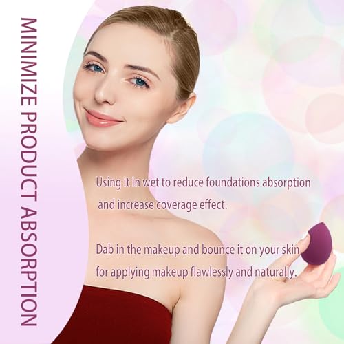 Benepoint Makeup Sponge Set - Soft Latex-Free Blending Sponges 4Pcs