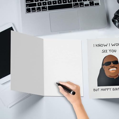 Funny Birthday Card - I Know I Won't See You, But Happy Birthday!