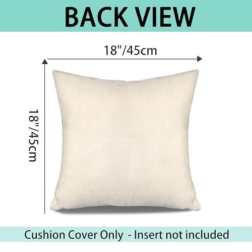 Our Dad Throw Pillow Cover, 18x18 Inch Father's Day Gift from Kids