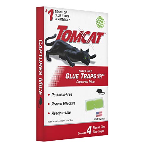 Tomcat Super Hold Mouse Glue Traps, 8-Pack - Non-Toxic Pest Control
