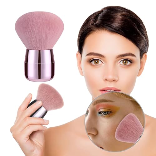 Pink Nail Dust Brush Soft Bristles for Acrylic Nails and Makeup