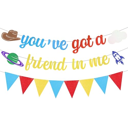 You've Got A Friend in Me Birthday Banner & Pennant Streamers