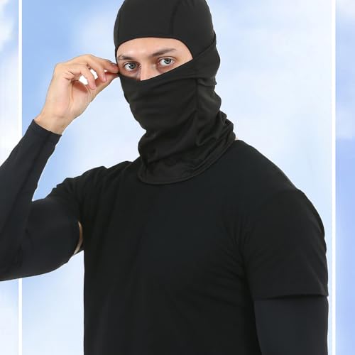 4 Pack Summer Balaclava Face Mask Sun UV Protection Hood Breathable Face Mask for Men Women - Motorcycle Fishing Multi