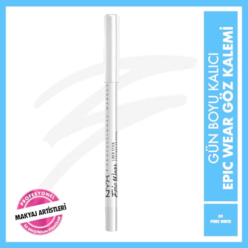 NYX Professional Makeup Epic Wear Liner Stick - Pure White, Waterproof