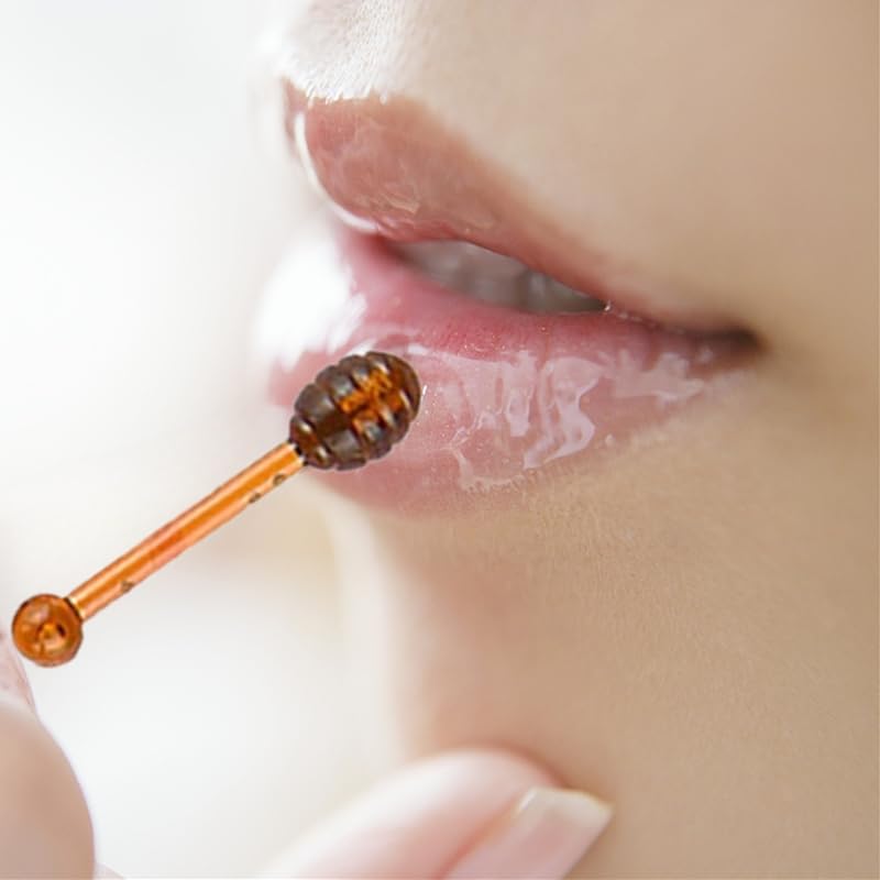 30 PCS Mini Lip Balm Applicator Sticks - Plastic Lip Mask Spoons