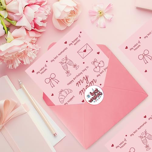 Cute Birthday Card for Mom - Premium Quality Card 187