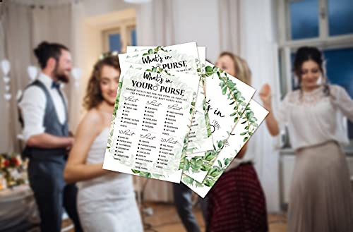 Bridal Shower Game Cards Tropical Jungle Theme 30-Pack