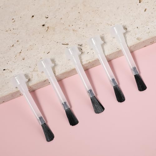 Ptwola 25pcs Disposable Nail Polish Dip Powder Replacement Brush Kit