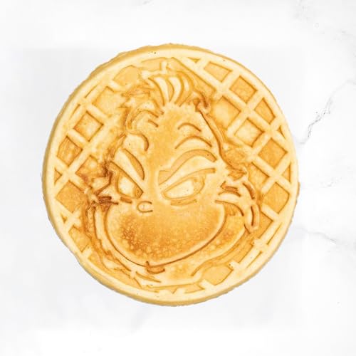 Uncanny Brands Dr. Seuss The Grinch Waffle Maker - The Grinch on Your Waffles