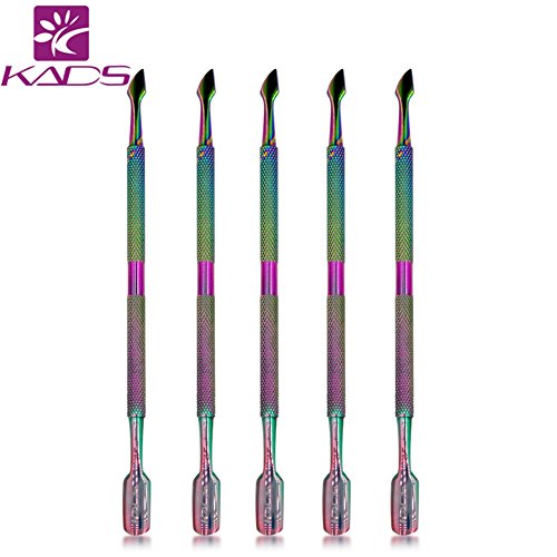 KADS Stainless Steel Cuticle Pusher & Gel Polish Remover Tool