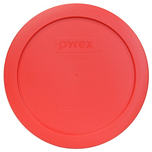 Pyrex 4-Cup Red Replacement Lids (3-Pack) - Model 7201-PC
