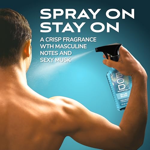 BOD Man Blue Surf Fragrance Body Spray, 8 fl oz - Refreshing Scent