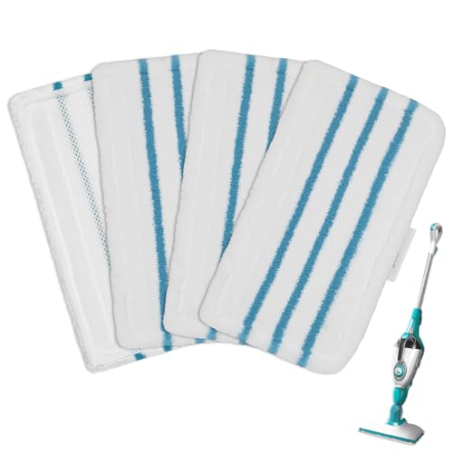 4-Pack Steam Mop Pads Replacement for Black+Decker Models
