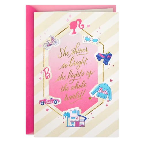 Hallmark Barbie Greeting Card - She Shines for Any Occasion